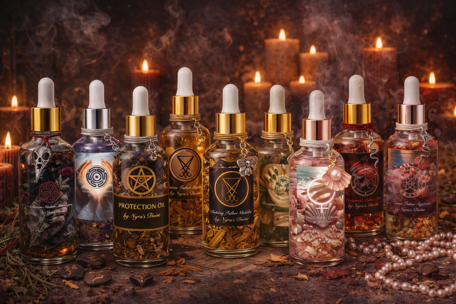 Huiles ésotériques consacrées