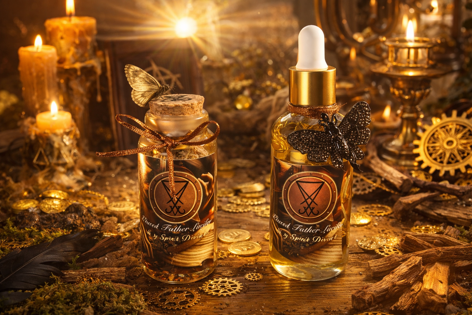 Dawn Father Lucifer - Huile et offrande