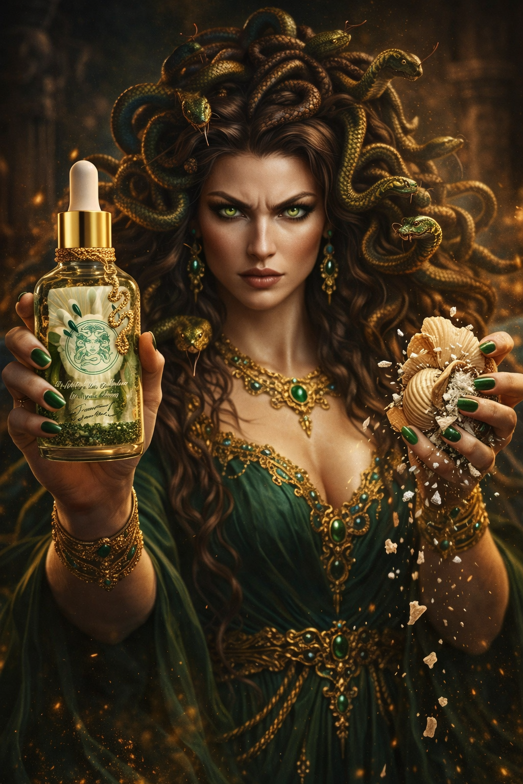 Petrifying Mother Medusa - Huile ésotérique