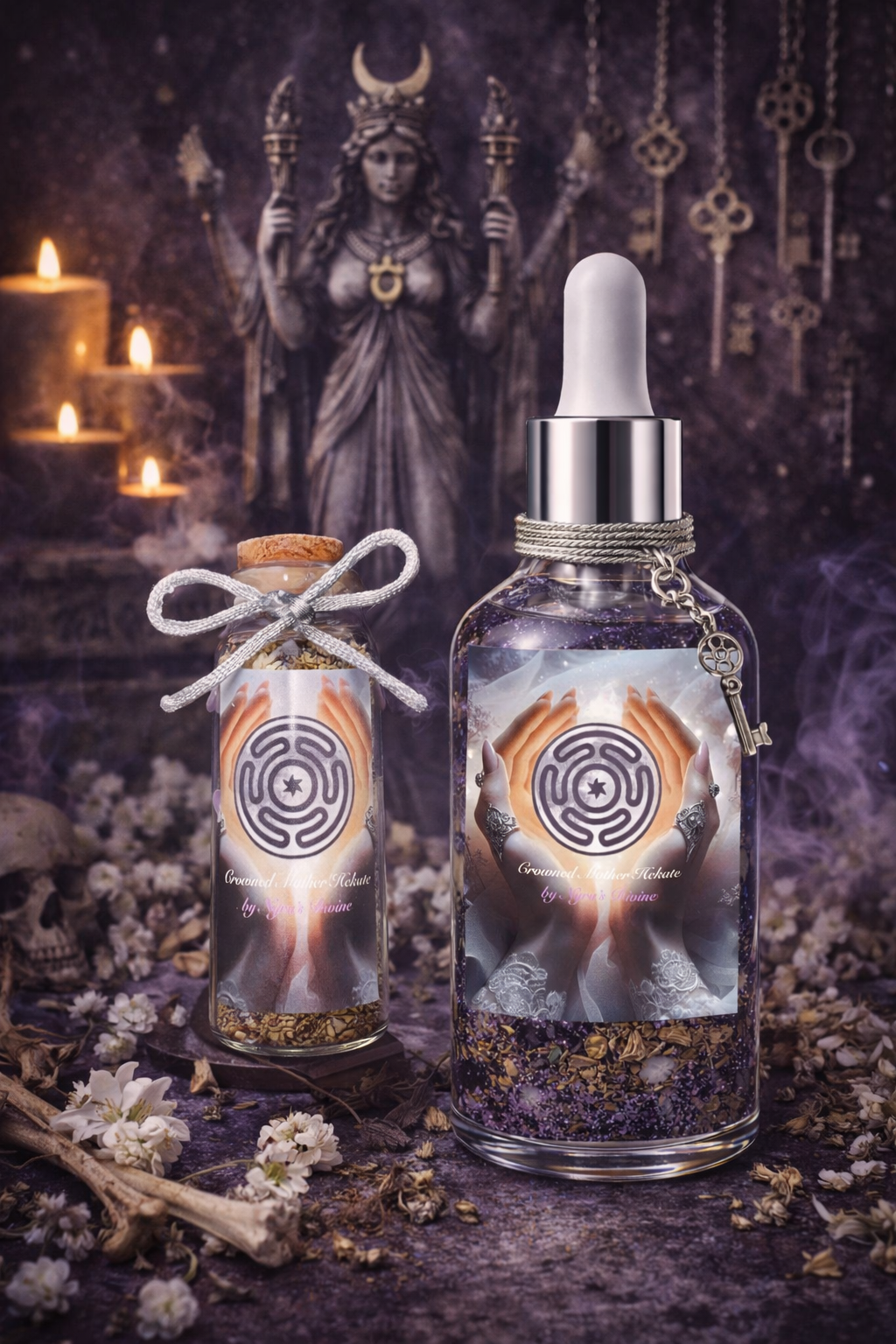 Crowned Mother Hekate - Huile et offrande