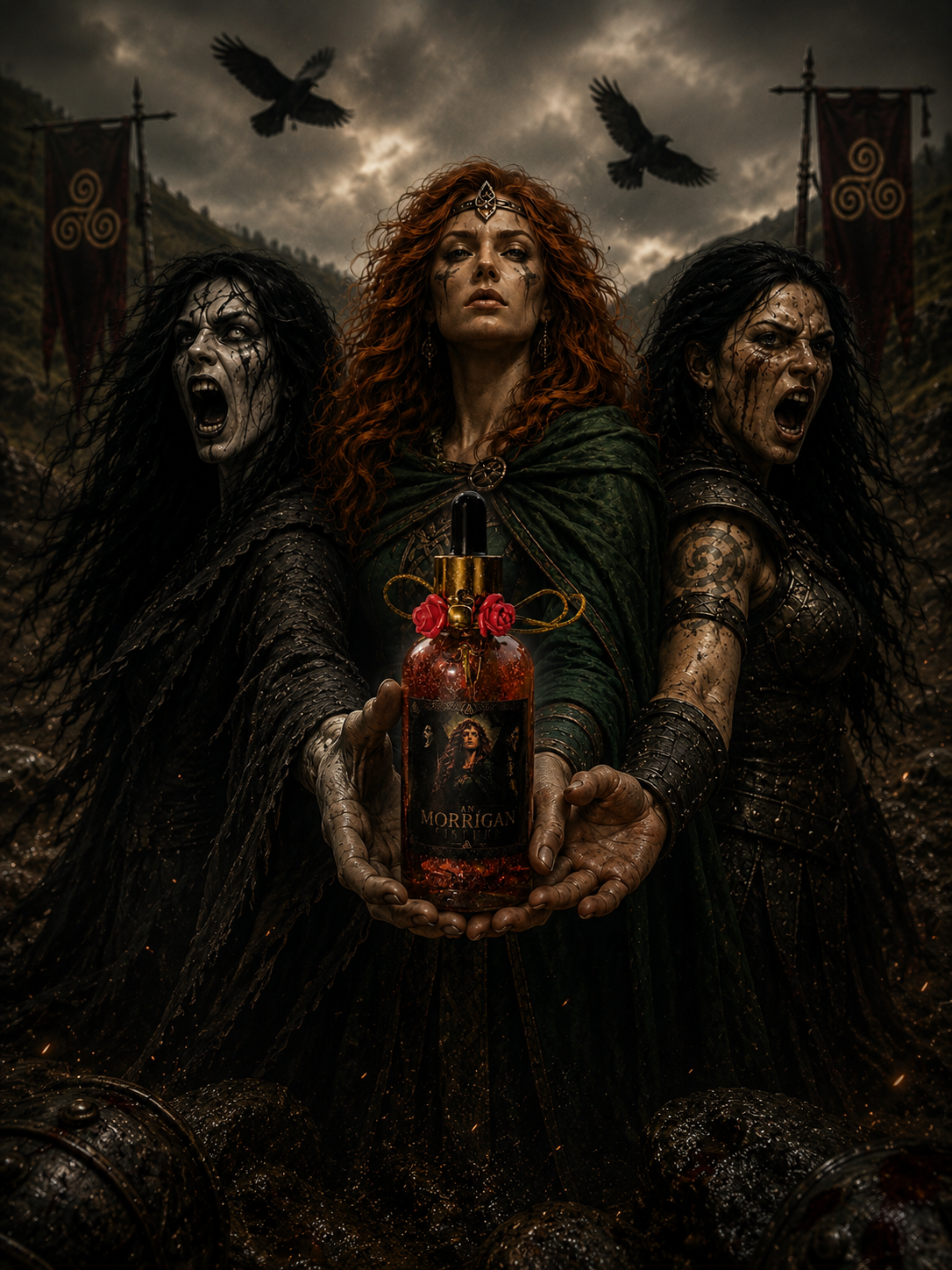 An Morrigan Sisters - Huile ésotérique