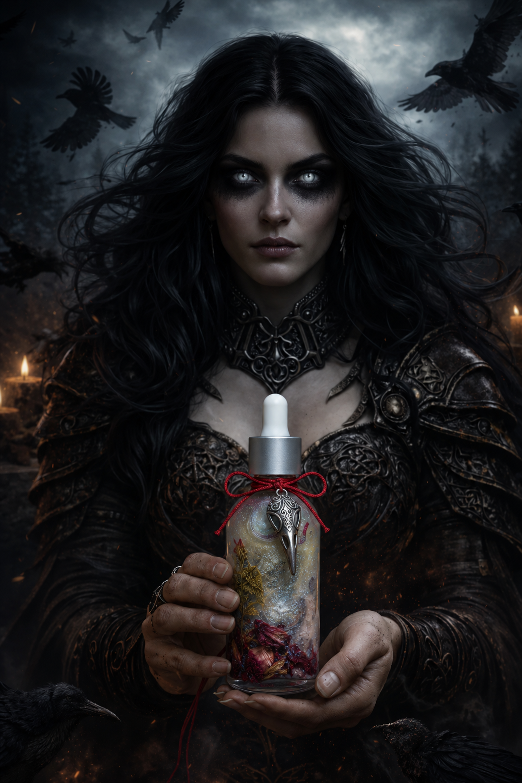 Raven Mother Morrígan - Huile ésotérique