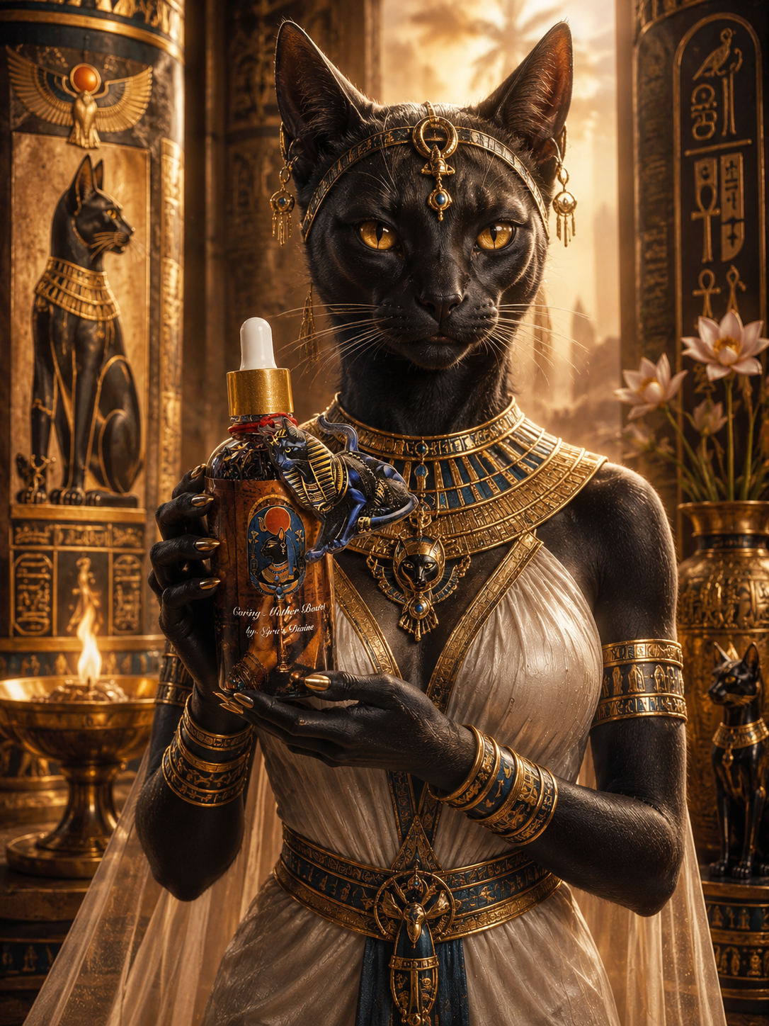 Caring Mother Bastet - Huile ésotérique